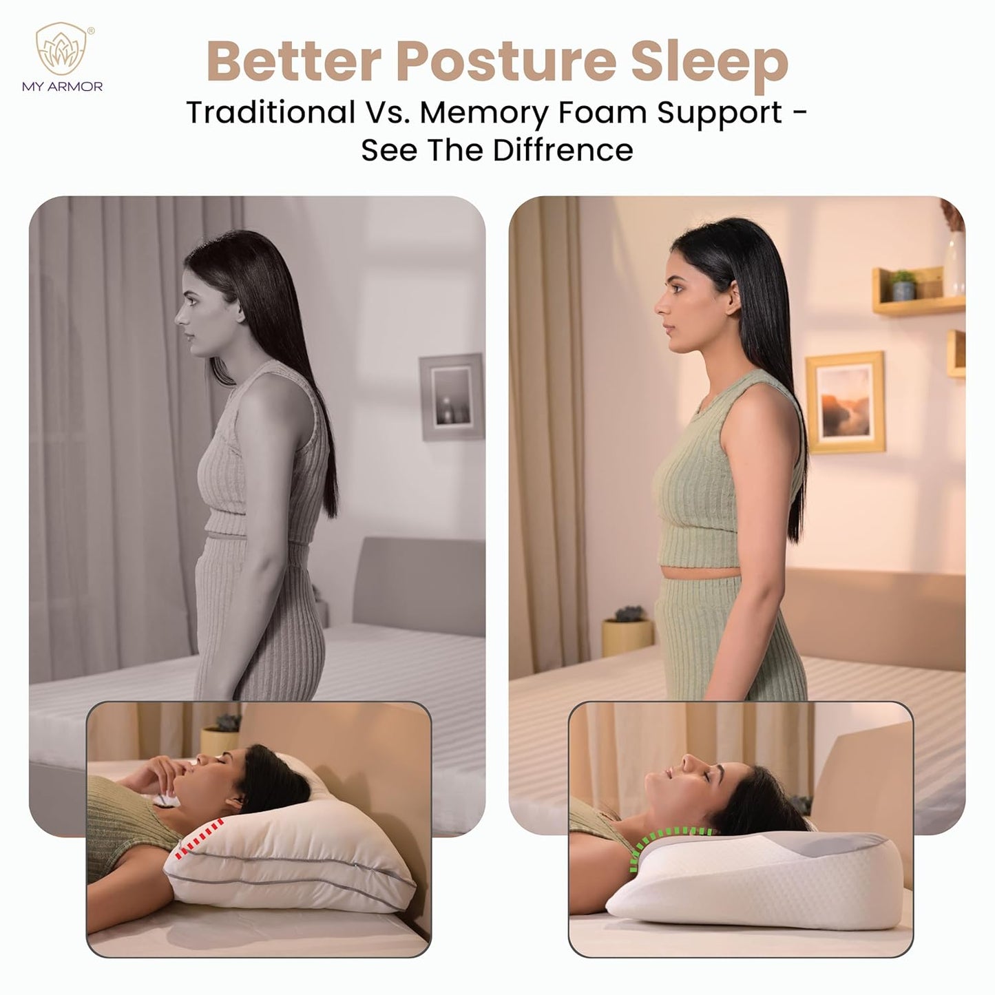 MY ARMOR Cervical Butterfly Pillow