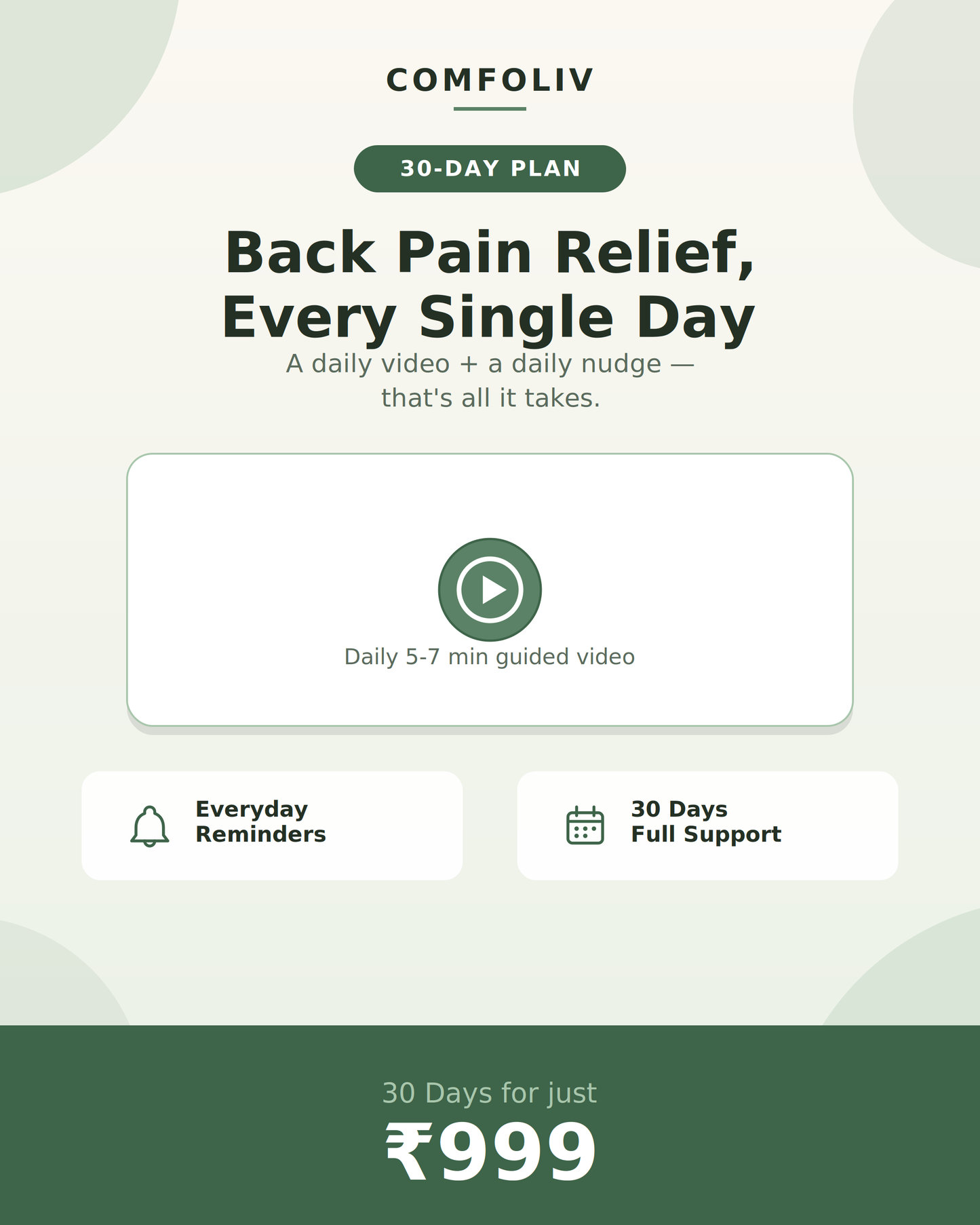 30-Day Back Pain Relief Program