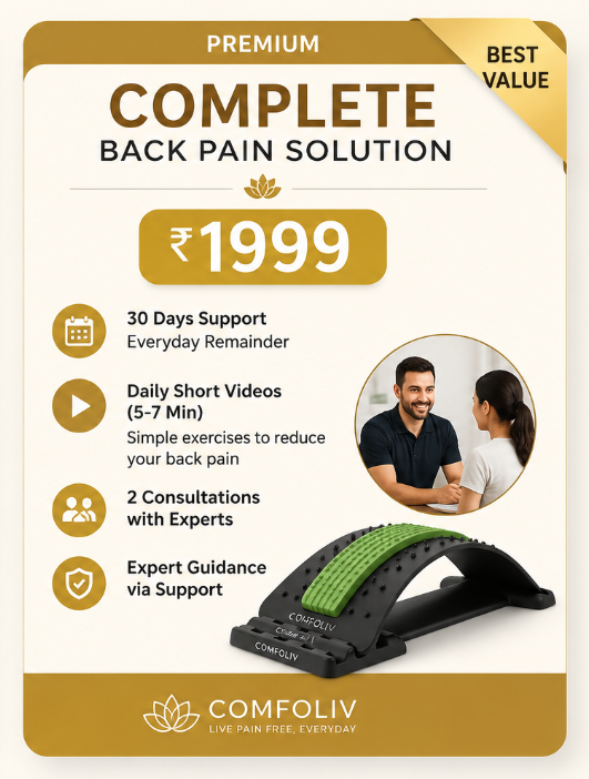 Premium Back Pain Relief + Expert Consultations